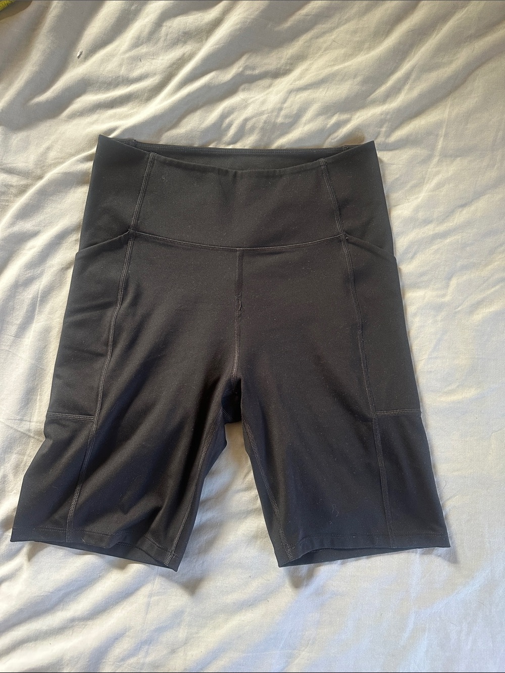 Girlfriend Collective High-Waist Black Bike Shorts